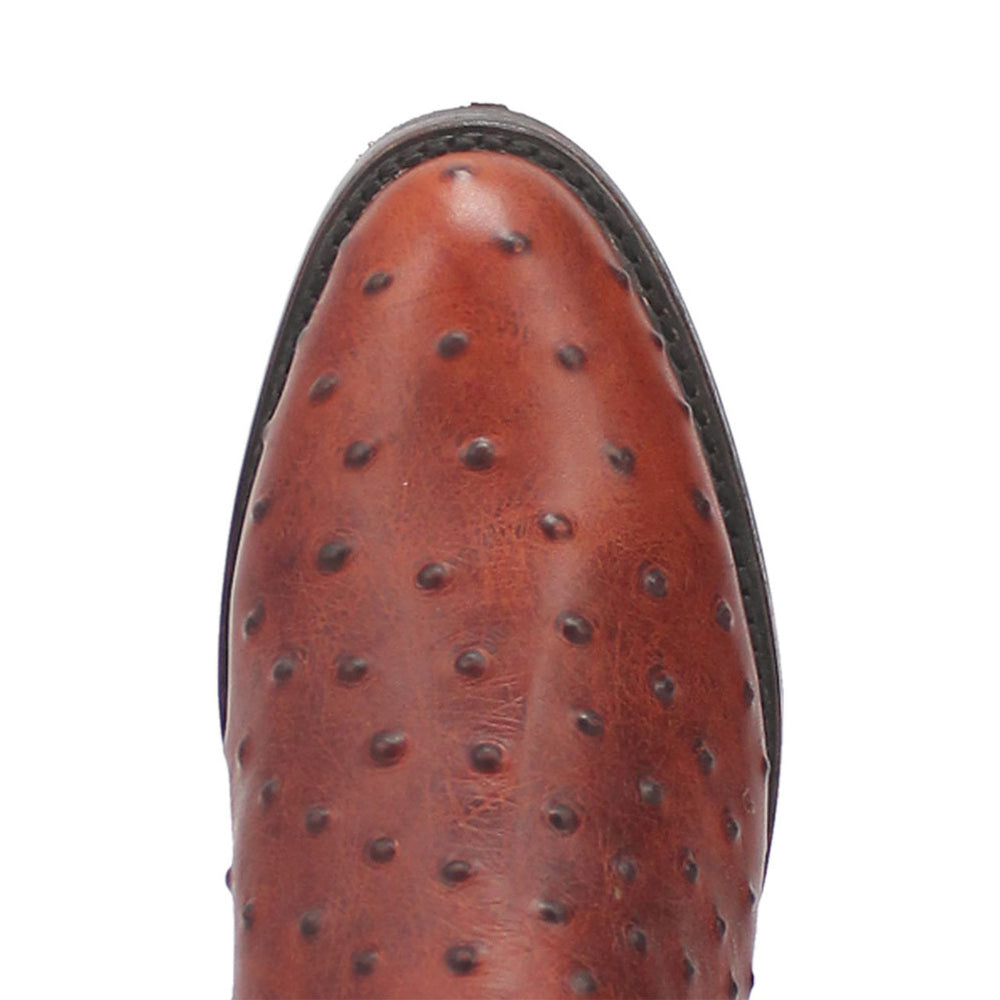 Dingo Brown Lizard Print Leather Boots