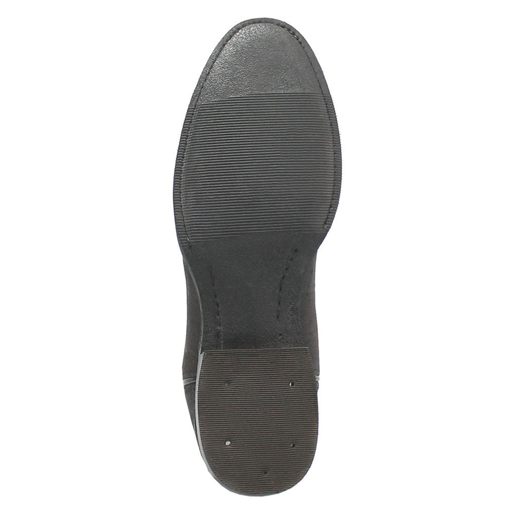 Dingo Black Lizard Print Leather Boots