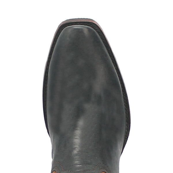 Dingo Black and Tan Snoot Toe Leather Western Boots