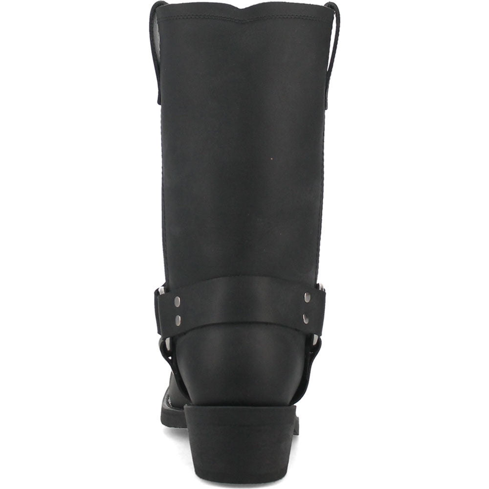Dingo Black Oil Resistant Leather Mens Biker Boot