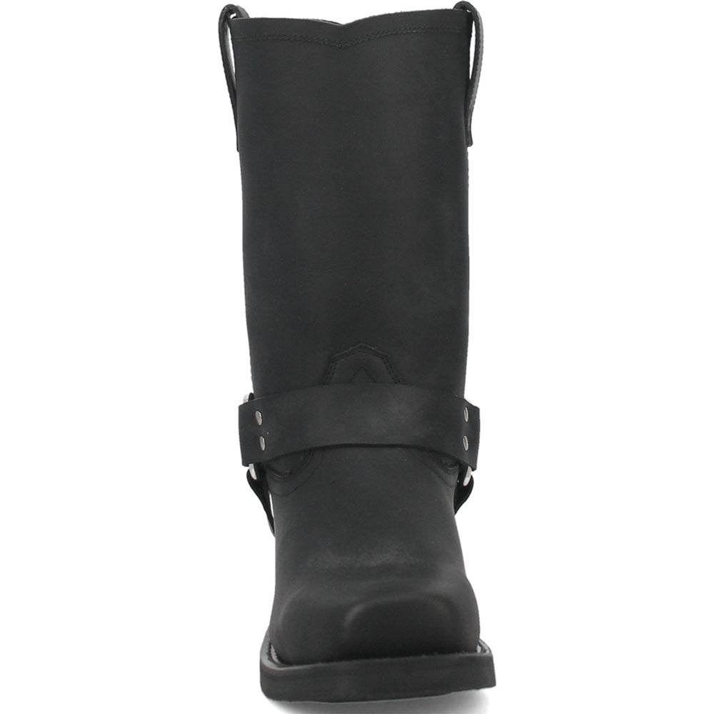 Dingo Black Oil Resistant Leather Mens Biker Boot