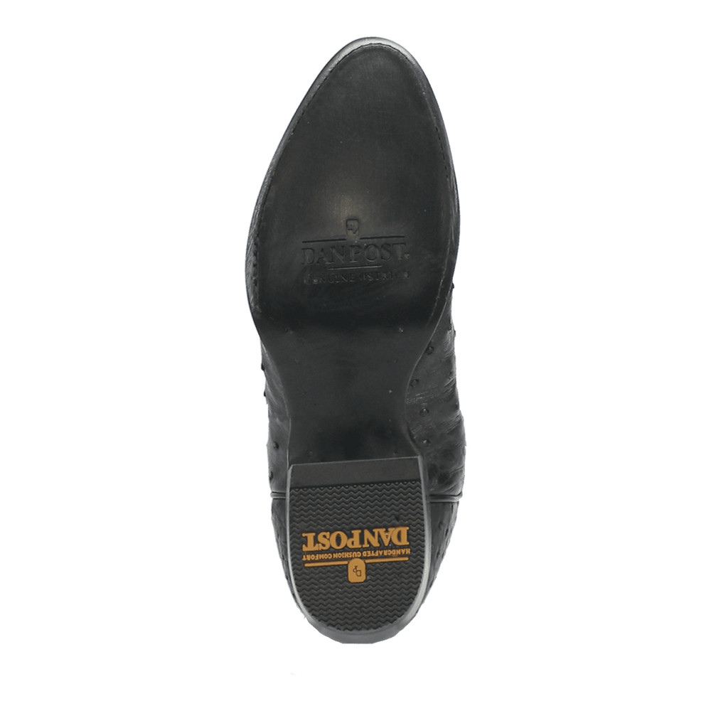 Dan Post Tempe Ostrich Boots - Full Quill Exotic Luxury