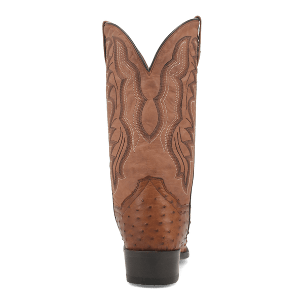 Dan Post Tempe Ostrich Boot - Full Quill Luxury Western