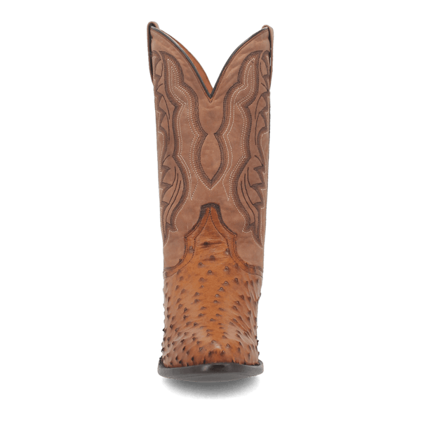 Dan Post Tempe Ostrich Boot - Full Quill Luxury Western