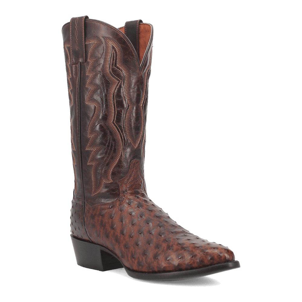 Dan Post Pershing Full Quill Ostrich Boot