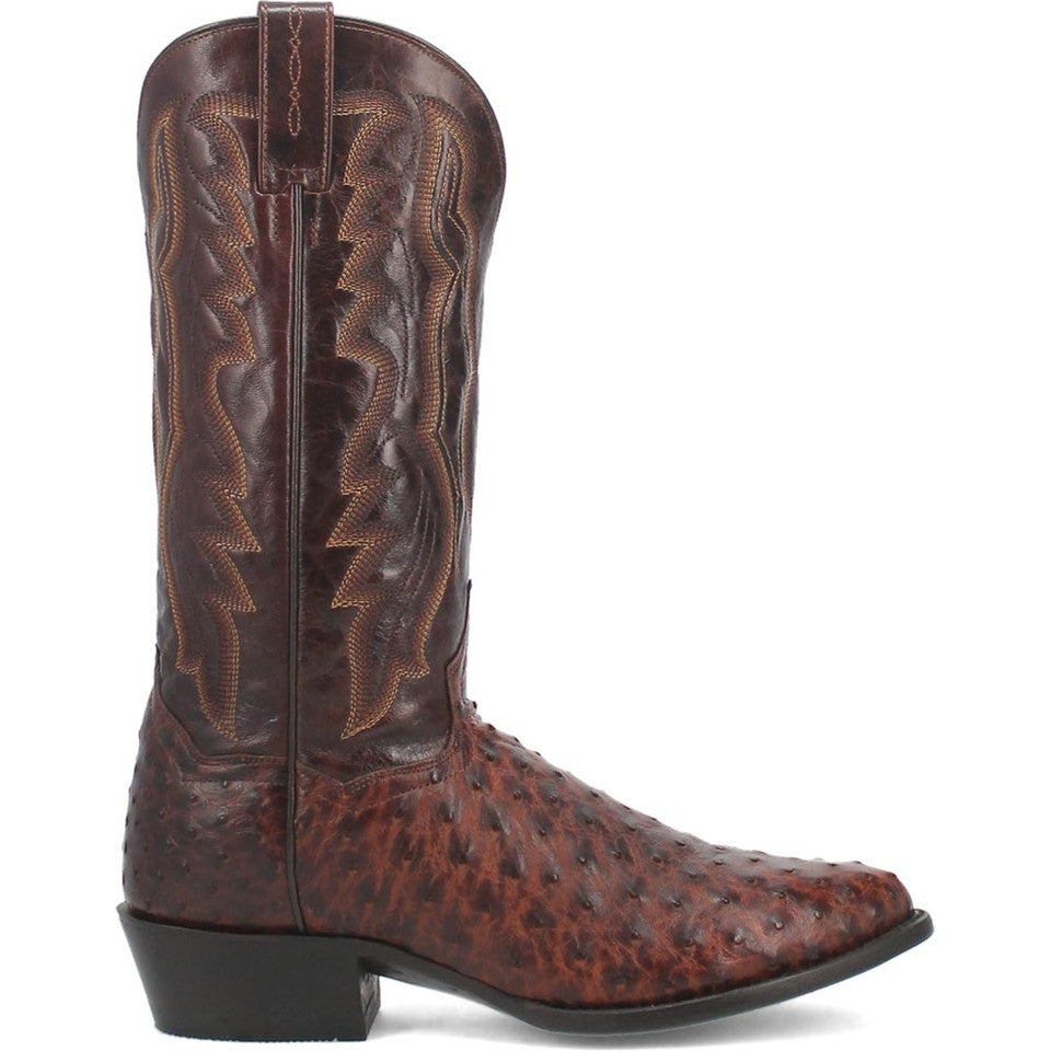 PERSHING FULL QUILL OSTRICH BOOT