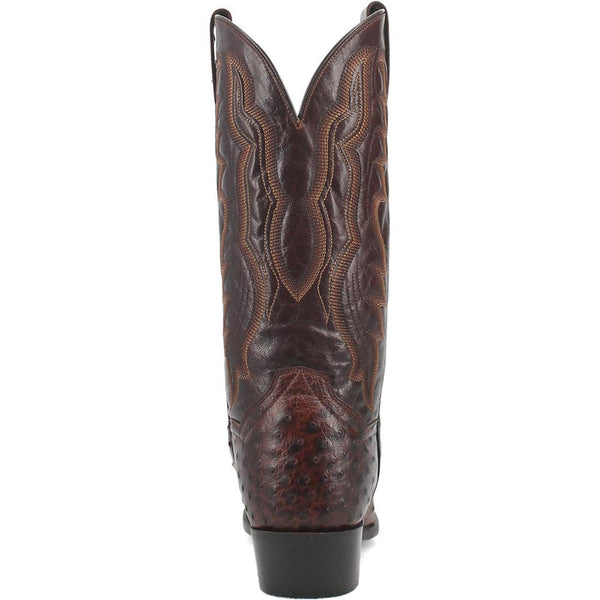 PERSHING FULL QUILL OSTRICH BOOT