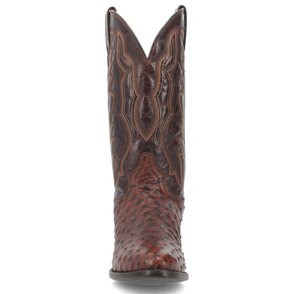 PERSHING FULL QUILL OSTRICH BOOT