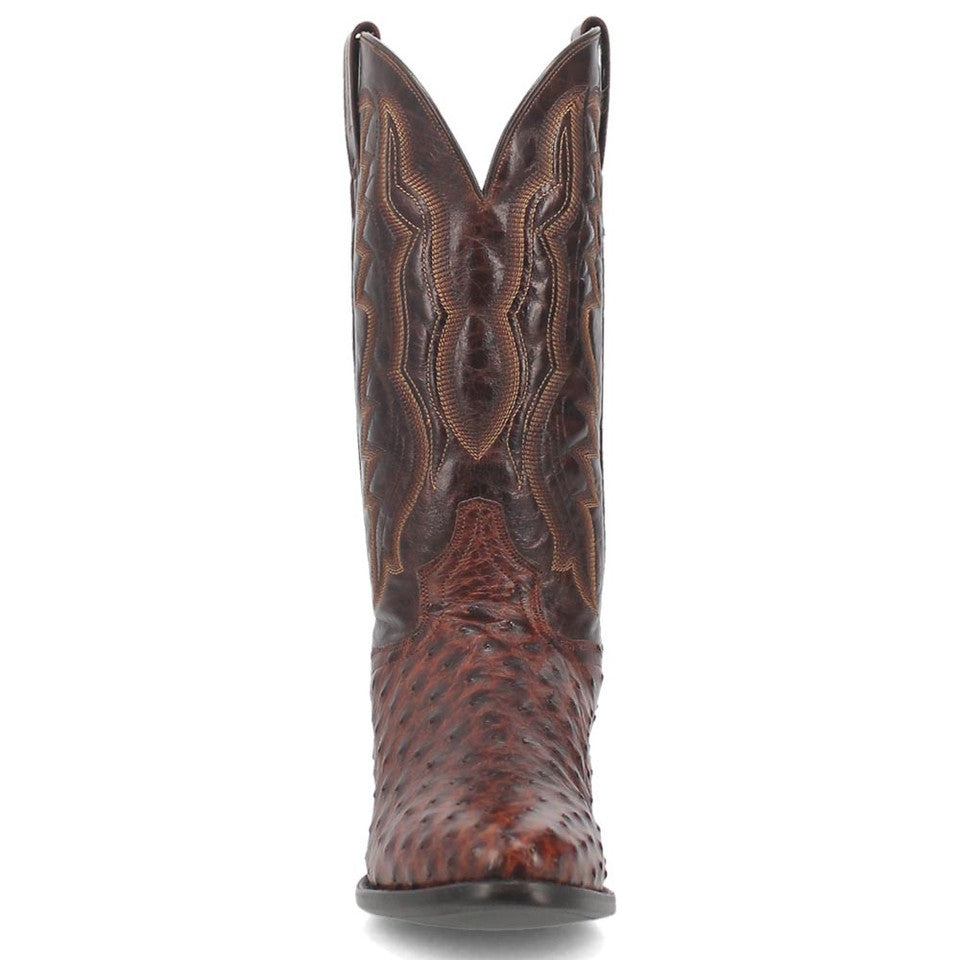 PERSHING FULL QUILL OSTRICH BOOT