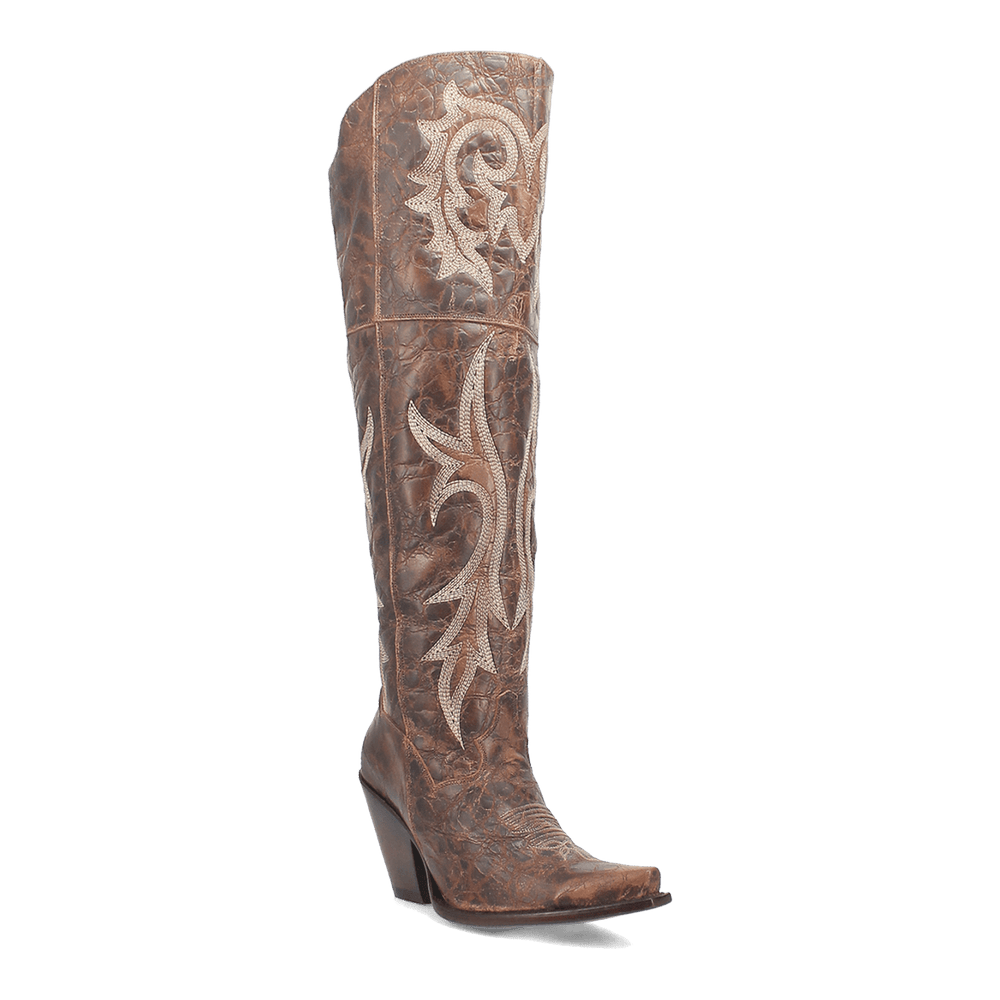 Dan Post Jilted Leather Boot - Premium Brown Boots