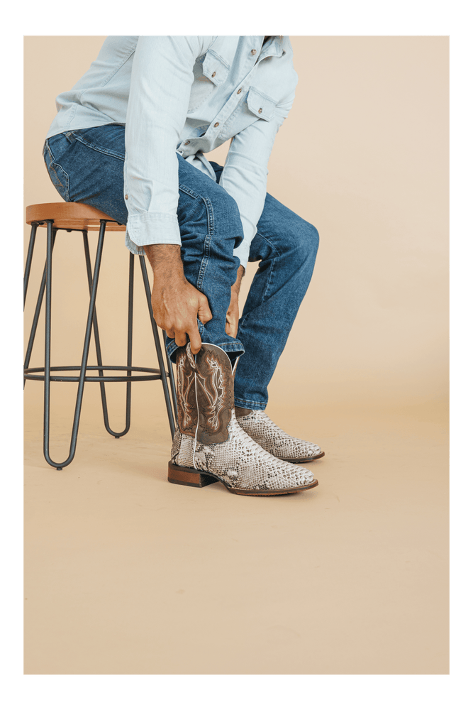 Dan Post Brutus Python Boot - Luxury Exotic Western Boot
