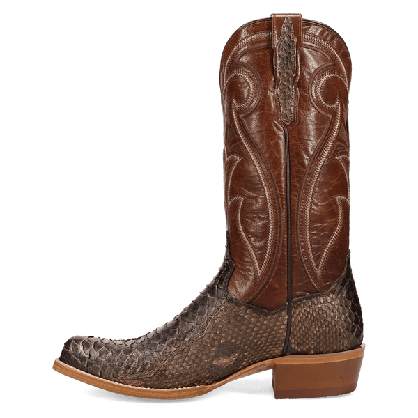 Dan Post Stryke Back Cut Python Boot - Luxury Western Boot