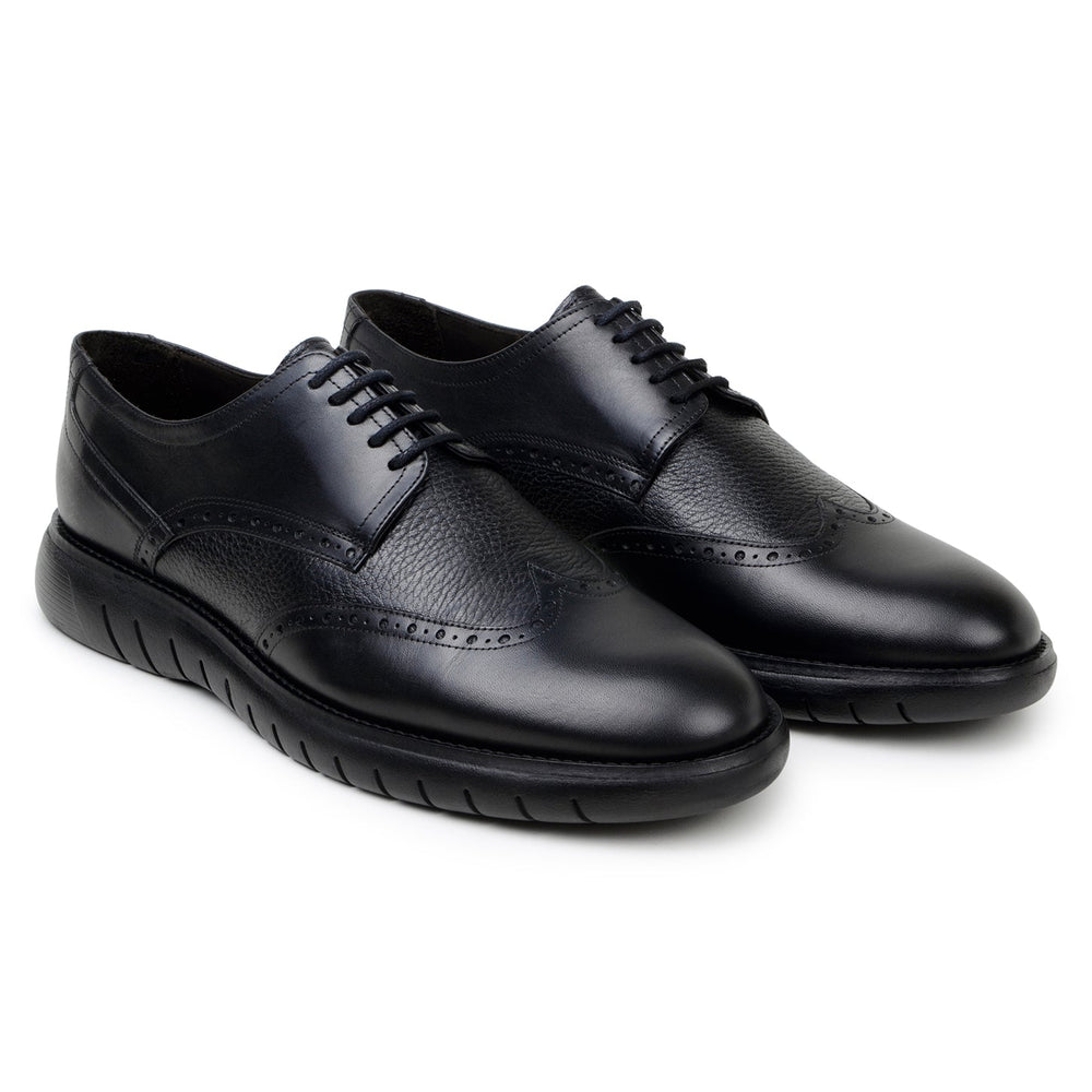 Belvedere Enzo Black Leather Oxford