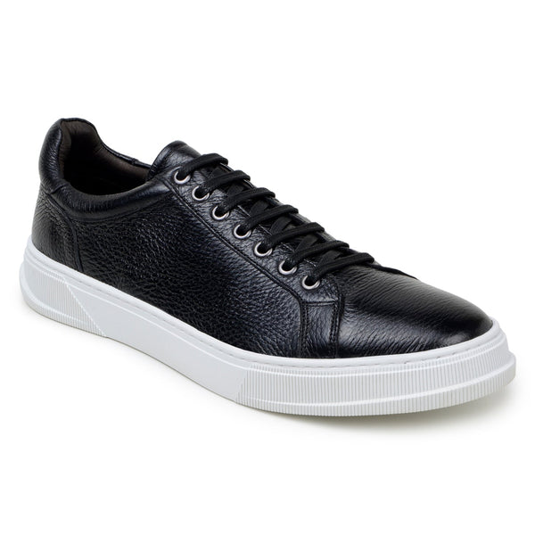 Belvedere Matteo Black Genuine Crocodile Dress Shoe