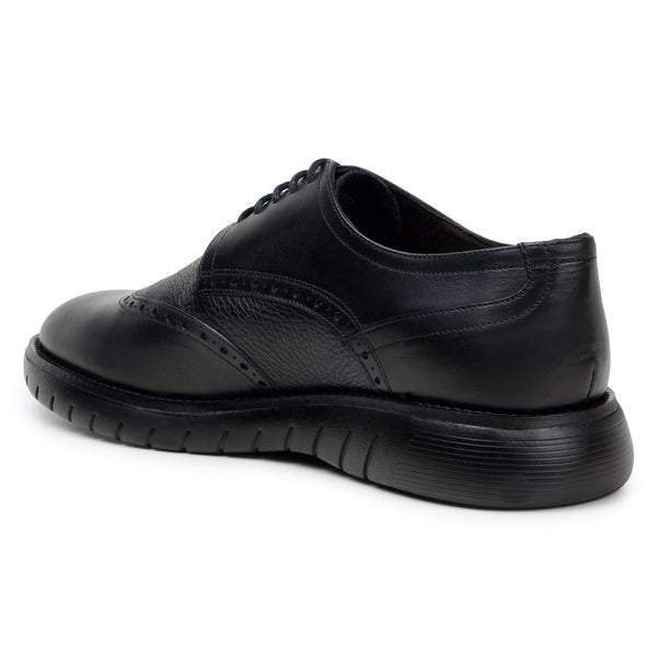 Belvedere Enzo Black Leather Oxford