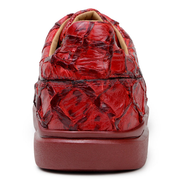 Belvedere Kingstone Red Alligator Oxford