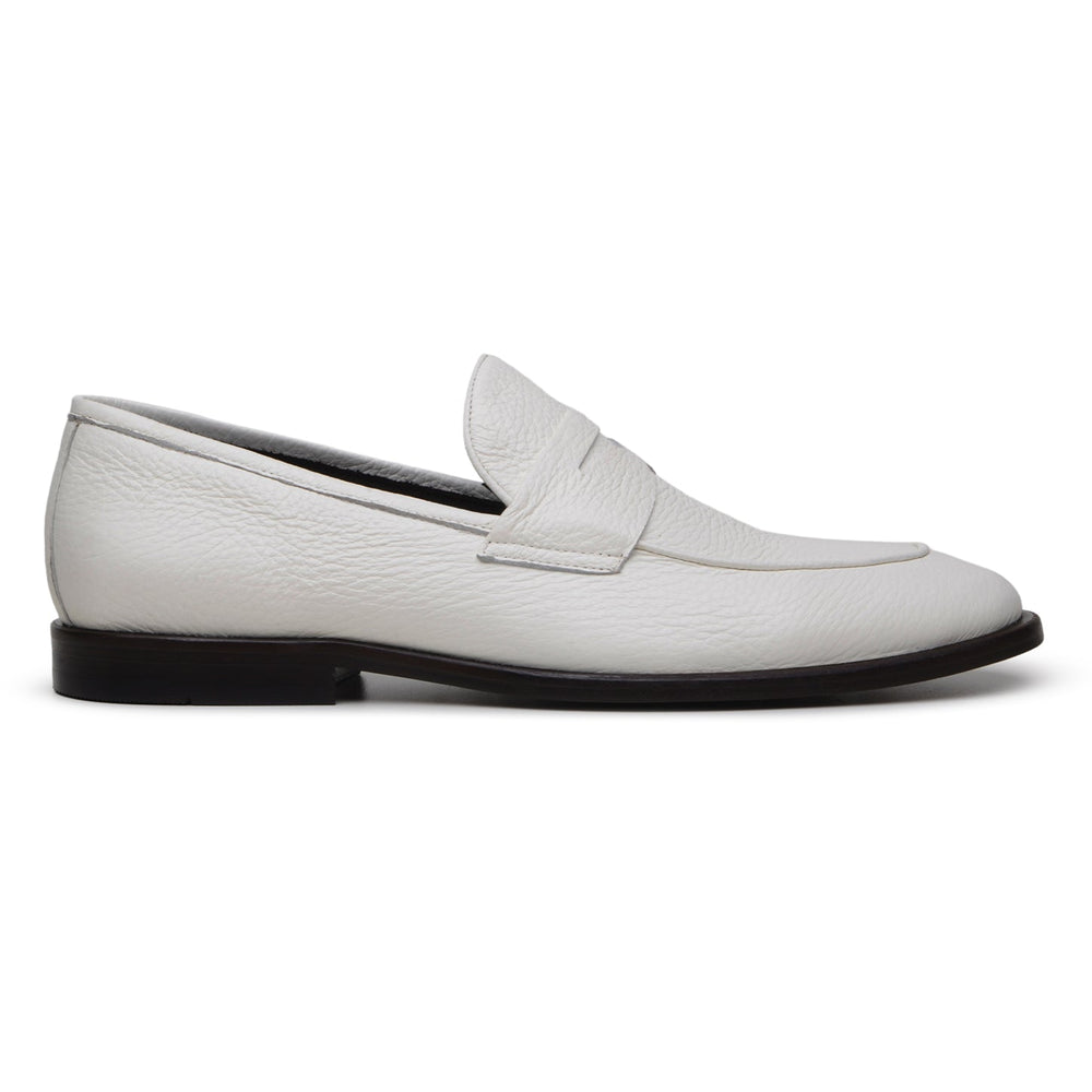 Belvedere NOHR White Leather Luxury Shoe