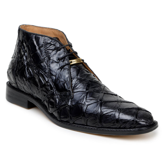 Belvedere Ciro Black Alligator Luxury Dress Shoe