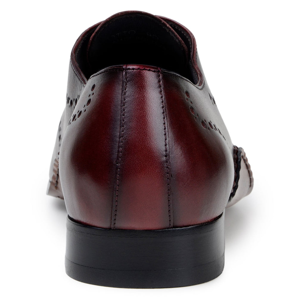 Belvedere Otto - Antique Burgundy Alligator Dress Shoe