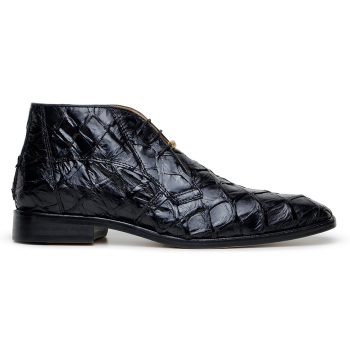 Belvedere Ciro Black Alligator Luxury Dress Shoe