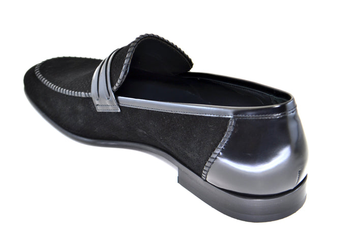 C130-3417HS- Perforated Suede- Black
