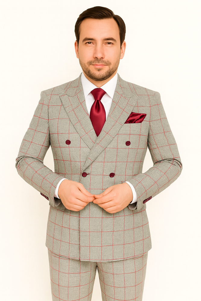 ROSSI MAN Double Breasted Suit Arthur RM2321 – A Classic Look