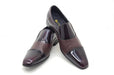 Deerskin Patent Leather Loafer Carrucci