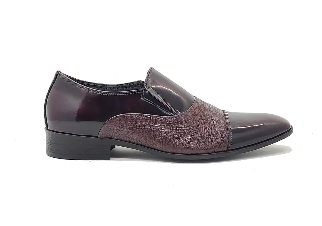 Carrucci Deerskin Patent Leather Loafer