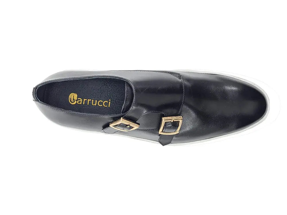 Carrucci Double Monk Strap Leather Sneaker