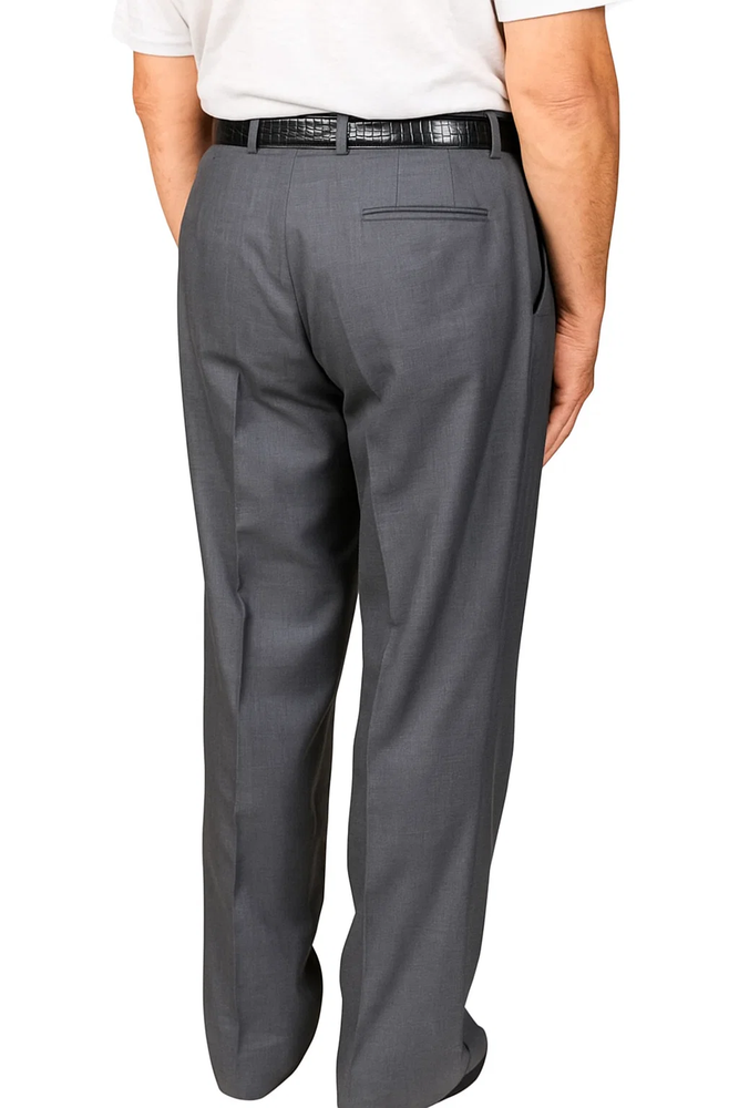 Cambridge Somerset Double-Pleated Slacks / Dress Pants Trouser unhemmed unfinished bottom