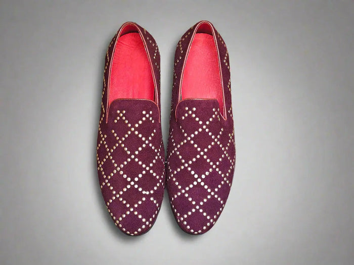 Carrucci Dress Studs Loafer in Suede