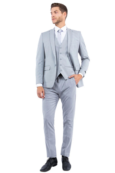 Light Grey Slim Fit Suit