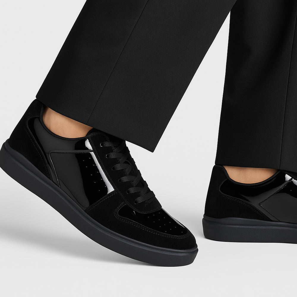 Belvedere Edmond Black Genuine Crocodile Leather Shoe