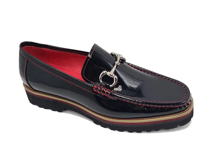 Carrucci Horse Bit Loafer in Lug Sole