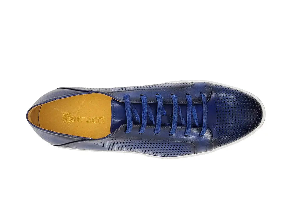 Carrucci Fashion Lace-up Leather Sneaker