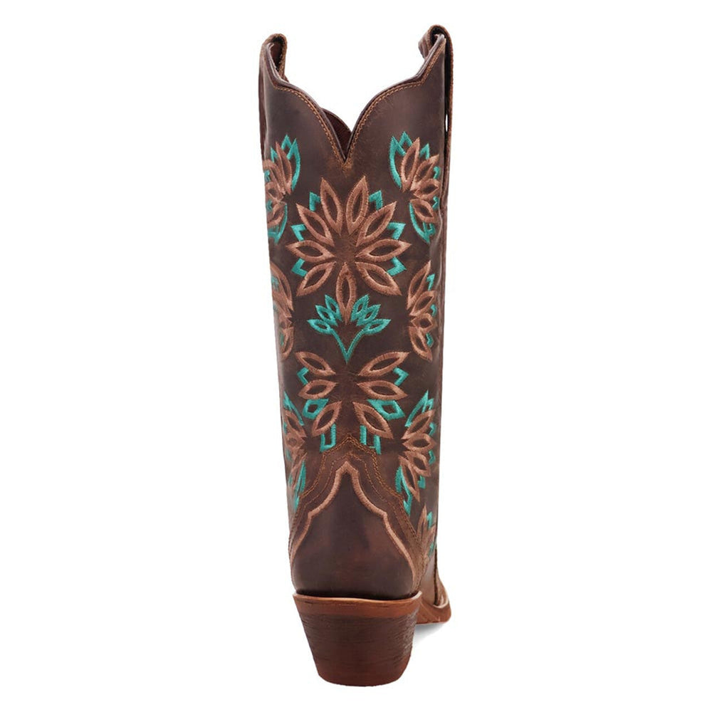 Laredo Filly Tobacco Leather Snip Toe Women Boots