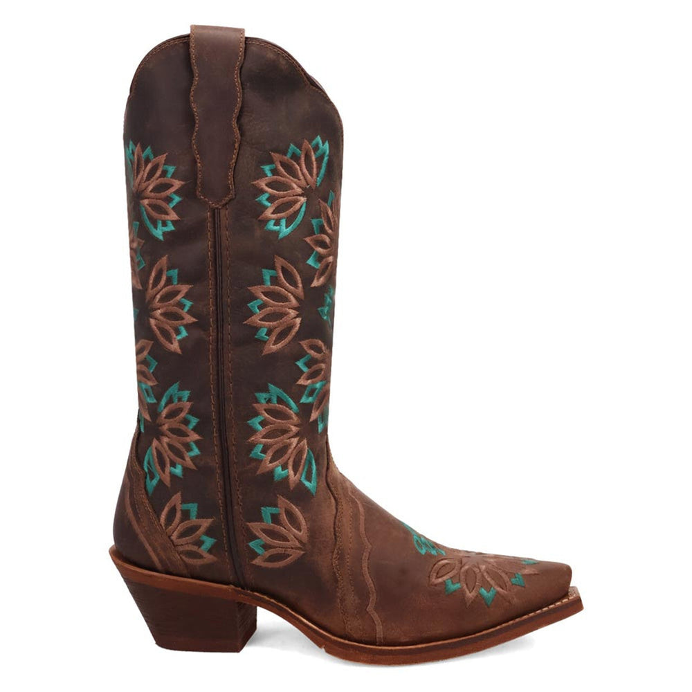 Laredo Filly Tobacco Leather Snip Toe Women Boots