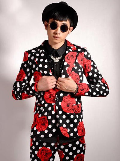 Black Flower Blazers