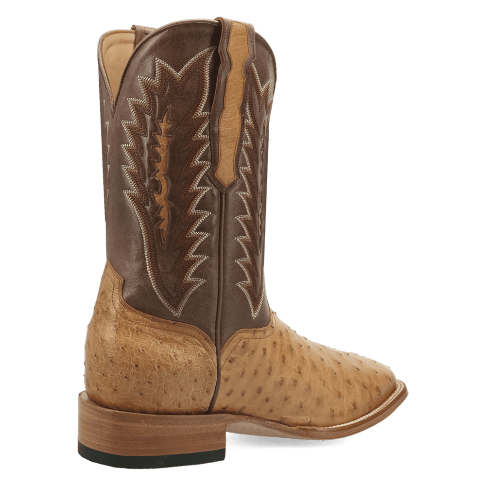 Dan Post Brannan Ostrich Boot - Full Quill Luxury