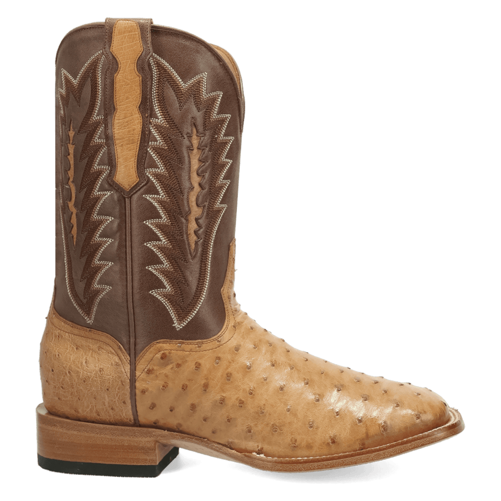 Dan Post Brannan Ostrich Boot - Full Quill Luxury