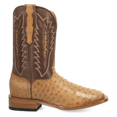 Dan Post Brannan Ostrich Boot - Full Quill Luxury