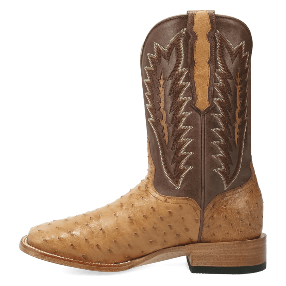 Dan Post Brannan Ostrich Boot - Full Quill Luxury