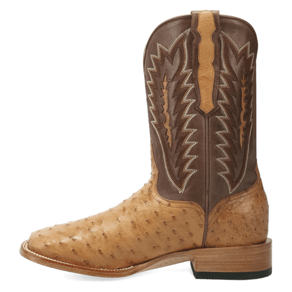 Dan Post Brannan Ostrich Boot - Full Quill Luxury