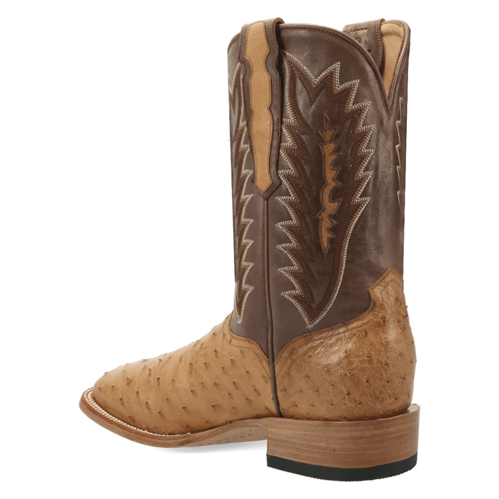 Dan Post Brannan Ostrich Boot - Full Quill Luxury