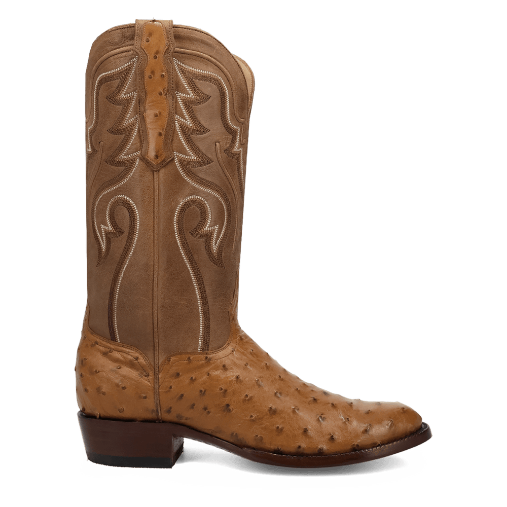Dan Post Stanford Full Quill Ostrich Boot - Luxury Western Style