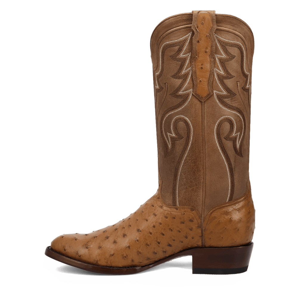 Dan Post Stanford Full Quill Ostrich Boot - Luxury Western Style