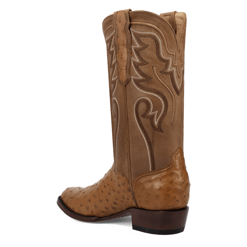 Dan Post Stanford Full Quill Ostrich Boot - Luxury Western Style