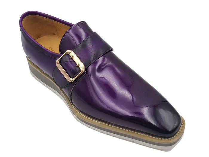 Carrucci Gorgeous Patent Leather Monkstrap Slip on
