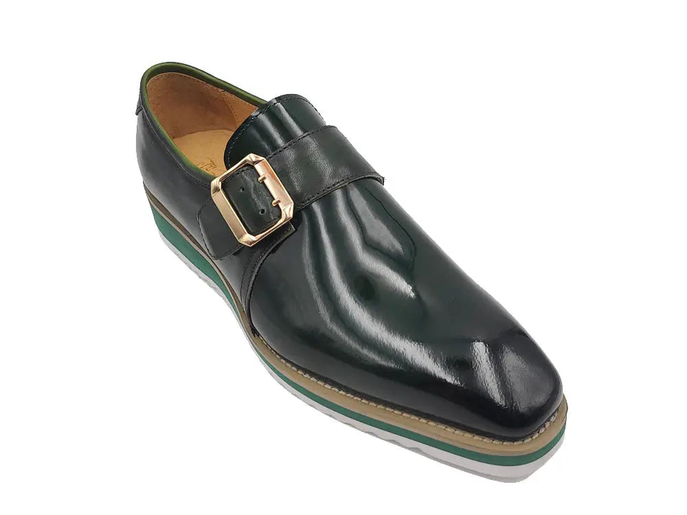 Carrucci Gorgeous Patent Leather Monkstrap Slip on
