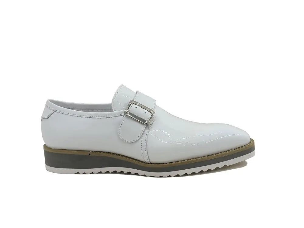Carrucci Gorgeous Patent Leather Monkstrap Slip on